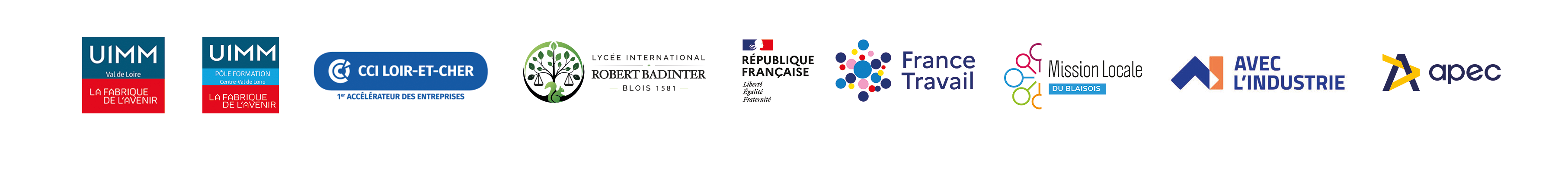 Logos des entreprises partenaires